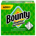 Bounty Napkins 1-Ply White