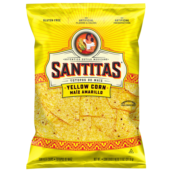 Santitas Gluten Free Yellow Corn Tortilla Chips