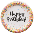 Party Creations Dinner Plates Happy Birthday Sprinkles