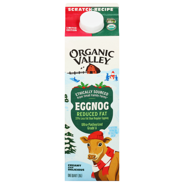 Organic Valley Reduced Fat Egg Nog