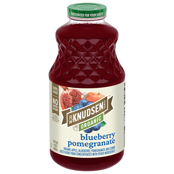 R.W. Knudsen Organic No Sugar Added Blueberry Pomegranate Juice