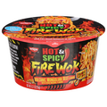 Nissin Hot & Spicy Fire Wok Mongolian Beef Asian Noodles in Sauce Bowl