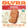 Olyra Organic Hazelnut Cocoa Sandwich Breakfast Bars Biscuits - 4 ct