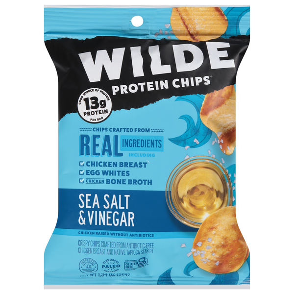 Save on Wilde Protein Chips Sea Salt & Vinegar Gluten Free Order Online