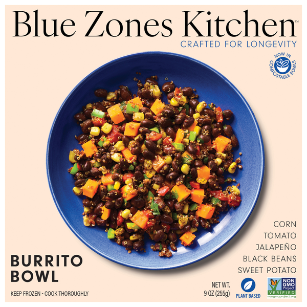 Blue Zones Kitchen Burrito Bowl Frozen Meal