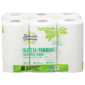Nature's Promise Recycled Double Roll 2-Ply Toilet Paper Unscented - 12 ct