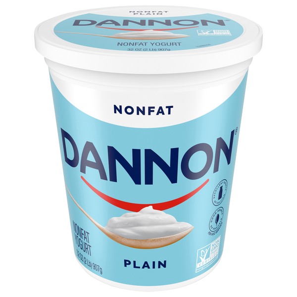 Dannon Non Fat Plain Yogurt