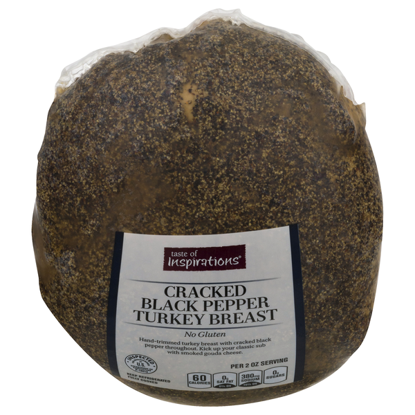 Taste of Inspirations Deli Cracked Black Pepper Turkey Breast(Thin Sliced)