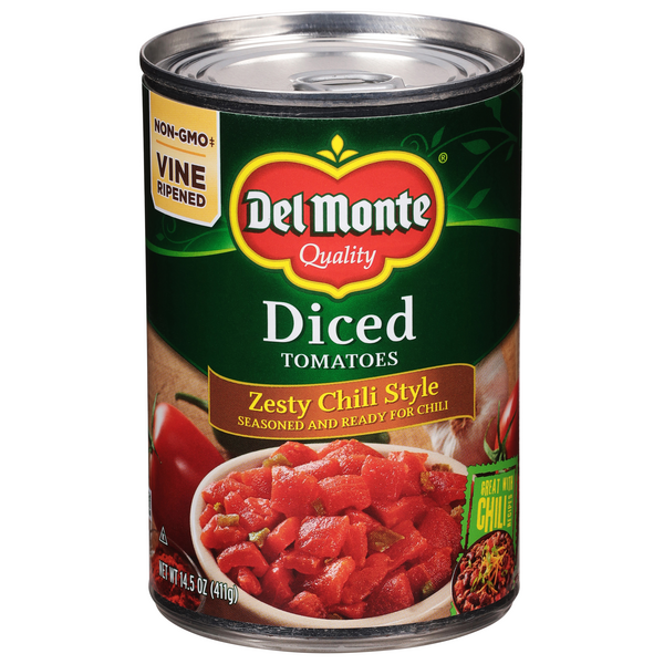 Del Monte Zesty Chili Style Diced Tomatoes