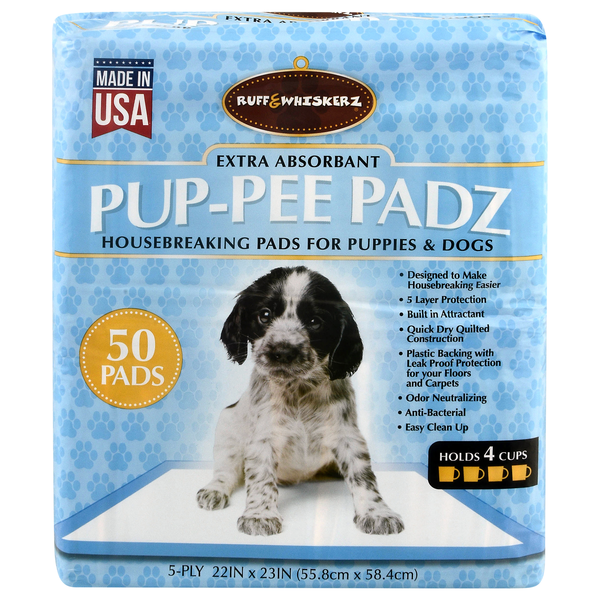Ruff & Whiskerz 5-Ply Extra Absorbant Pup-Pee Padz