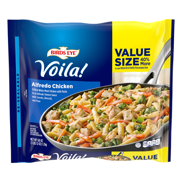 Birds Eye Voila! Alfredo Chicken Value Size Frozen Skillet Meal