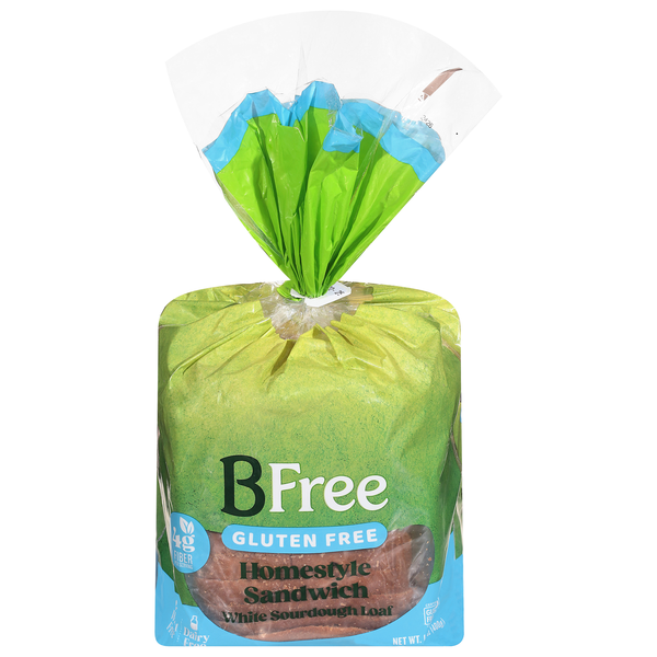 BFree Gluten Free Homestyle White Sandwich Sourdough Bread Sliced
