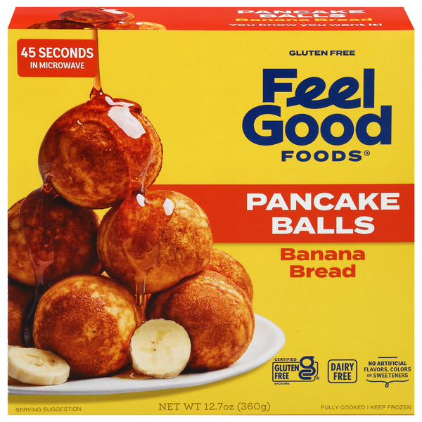 Feel Good Foods Gluten & Dairy Free Banana Bread Pancake Balls