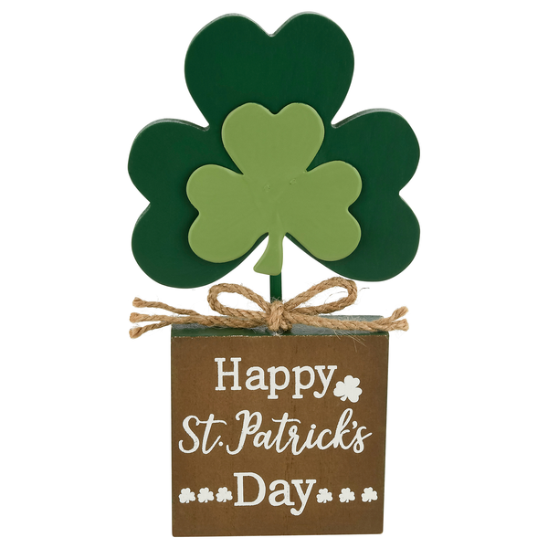 Smart Living St. Patrick's Day Wooden Decor Happy St. Patrick's Day