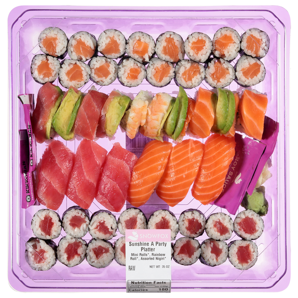 WAGO Sunshine A Party Platter Sushi Roll