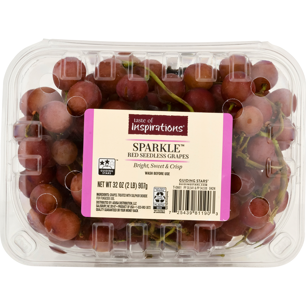 Taste of Inspirations Sparkle Seedless Red Grapes