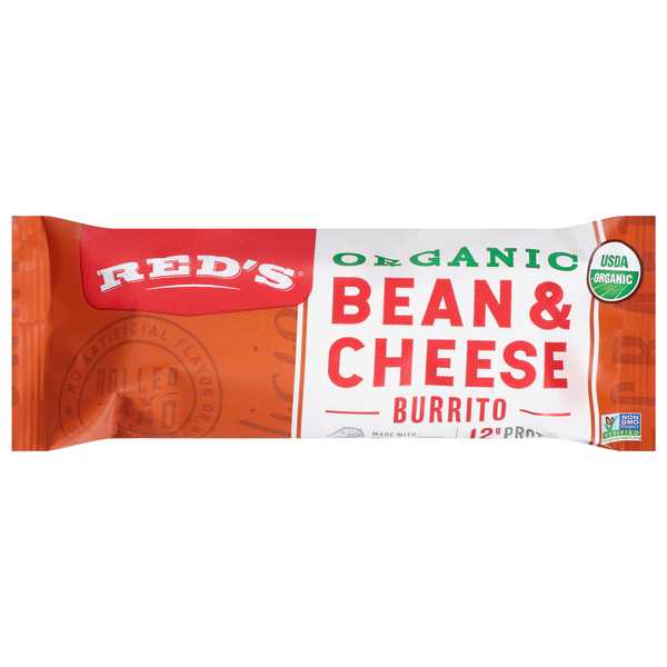 Red's Organic Bean & Cheese Burrito Frozen