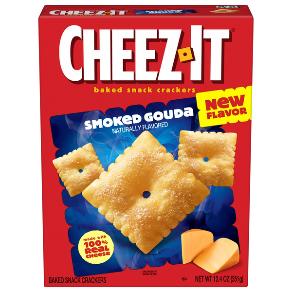 Cheez-It Smoked Gouda Baked Snack Crackers