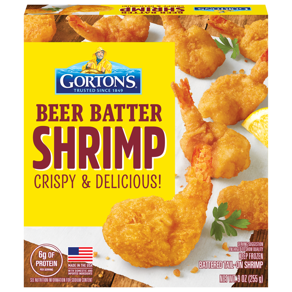 Gorton's Beer Batter Shrimp Frozen