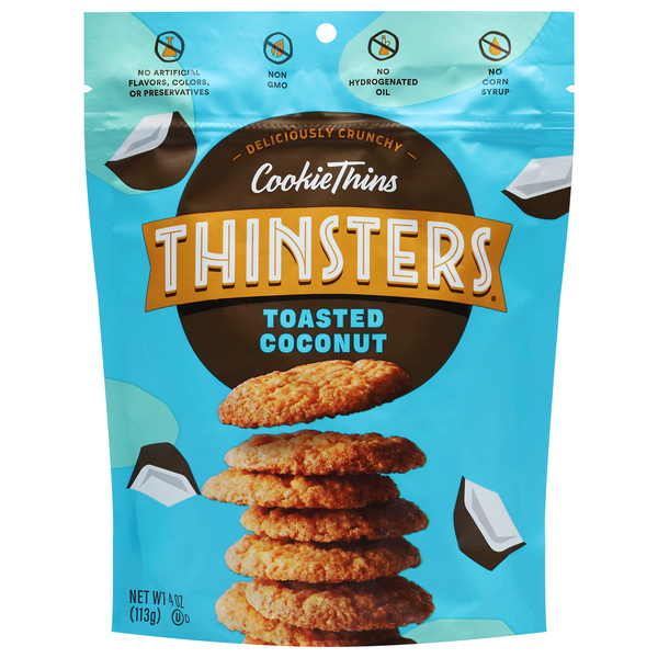Thinster's Cookie Thins Toasted Coconut