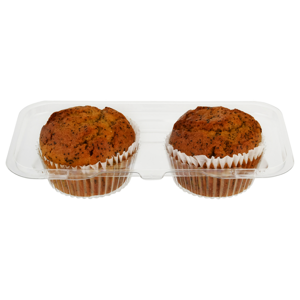 Save on Our Brand Bakery Muffins Lemon Poppyseed 2 ct Order Online