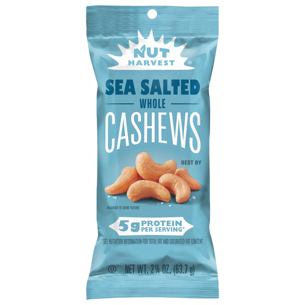 Nut Harvest Sea Salted Whole Cashews