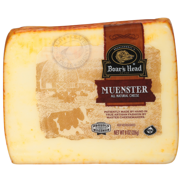 Boar's Head Natural Muenster Cheese Block