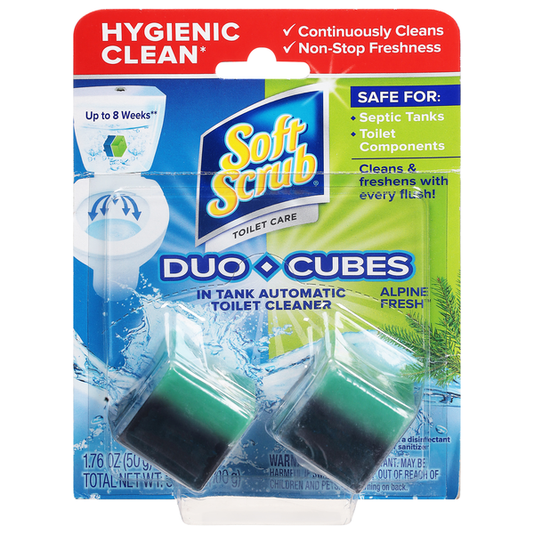Soft Scrub Duo-Cubes Alpine Fresh In-Tank Toilet Bowl Cleaner - 2 ct