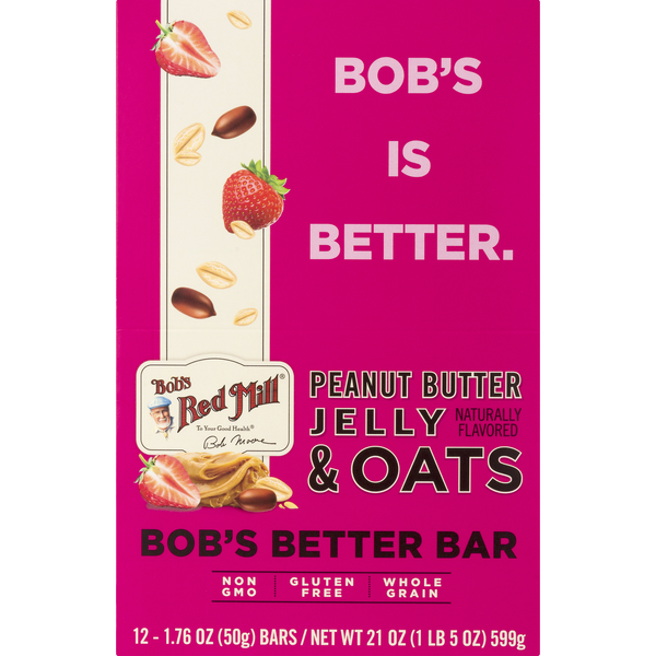 bob's red mill bob's bar peanut butter oats stores