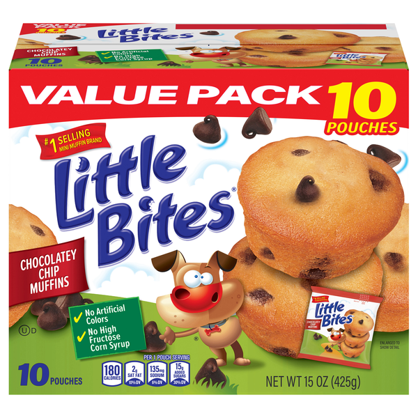 Entenmann's Little Bites Chocolatey Chip Mini Muffins Value Pack - 10 ct