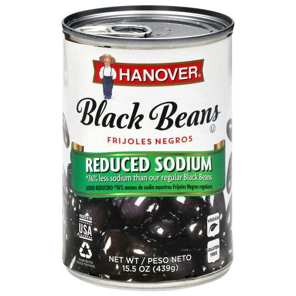 Hanover Reduced Sodium Black Beans