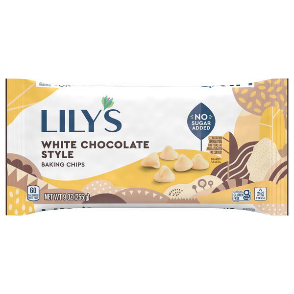 Lily's No Sugar Added White Chocolate Style Baking Chips