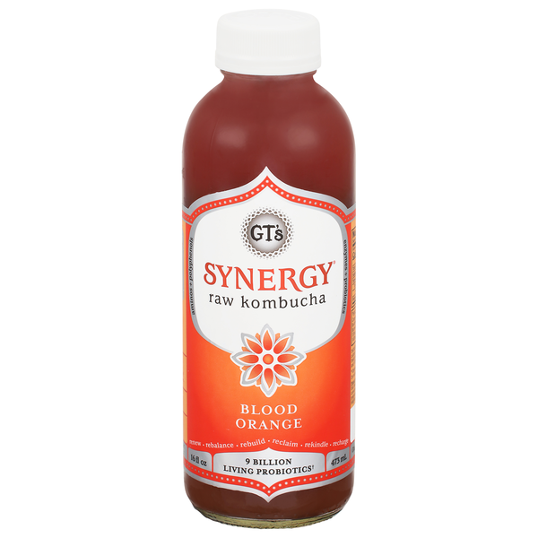 GT's Synergy Blood Orange Raw Kombucha