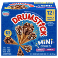 Nestle Drumstick Lil' Drums Vanilla & Chocolate Cones - 12 ct
