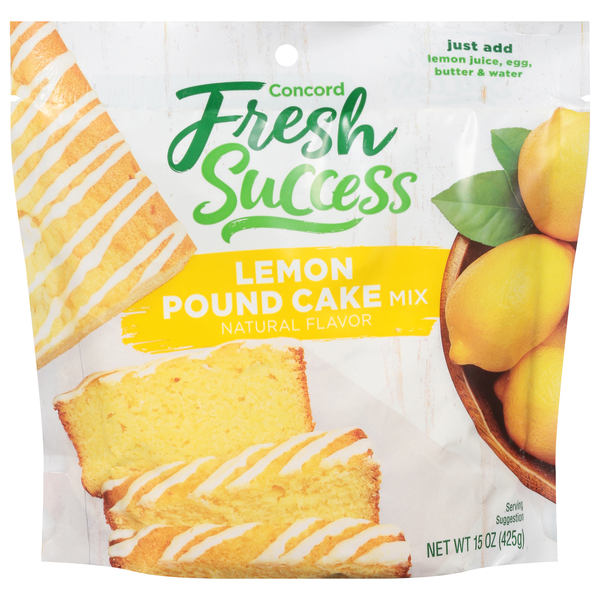Concord Fresh Success Lemon Pound Cake Mix