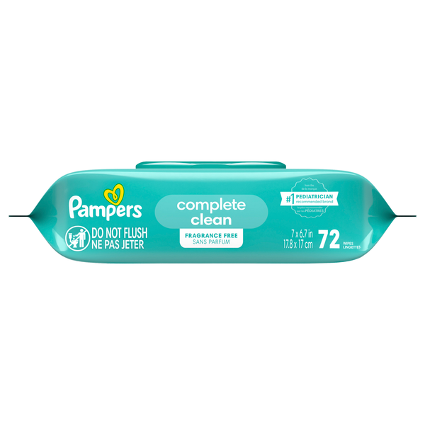 Pampers Fragrance Free Baby Wipes Pop-Top