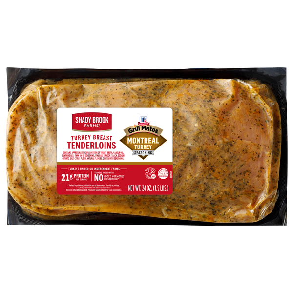 Shady Brook Farms Grill Mates Montreal Seasoning Turkey Breast Tenderloins