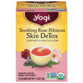Yogi Organic Skin DeTox Soothing Rose Hibiscus Herbal Tea Bags