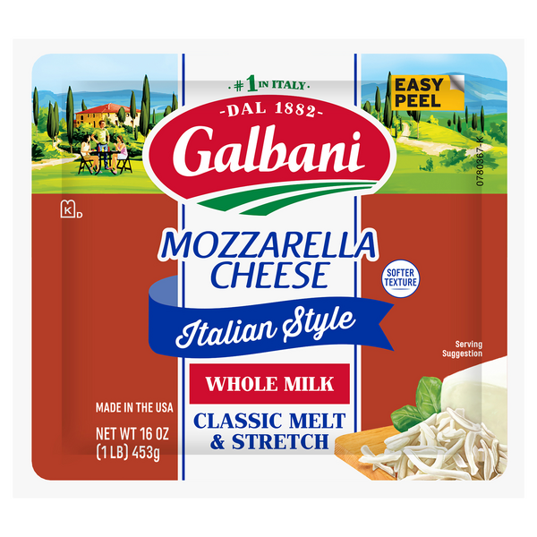 Galbani Italian Style Whole Milk Mozzarella Cheese Block