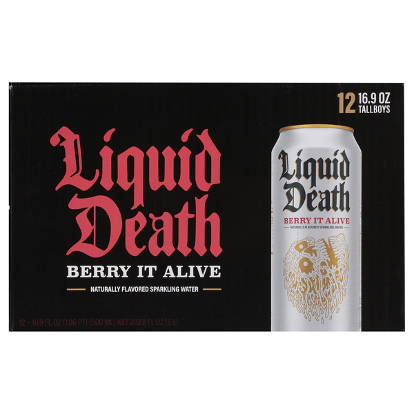 Save on Liquid Death Berry It Alive Sparkling Water 12 pk Order