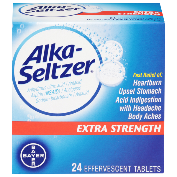Alka-Seltzer Antacid Extra Strength Effervescent Tablets