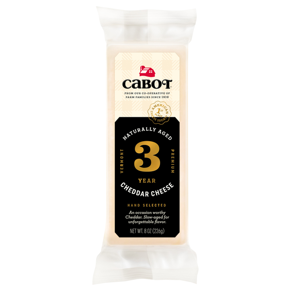 Cabot Naturally Aged Vermont Cheddar Cheese Block