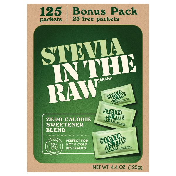 Stevia in the Raw Zero Calorie Sweetener Packets - 125 ct