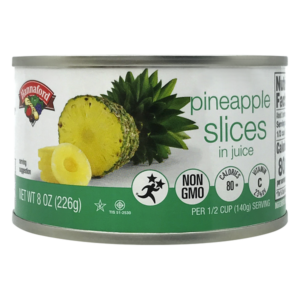 Hannaford Pineapple Slices in Juice