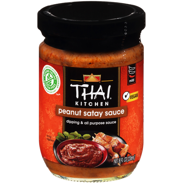 Thai Kitchen Gluten Free Vegan Mild Peanut Satay Sauce