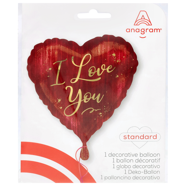 Anagram I Love You Decorative Helium-Filled Balloon
