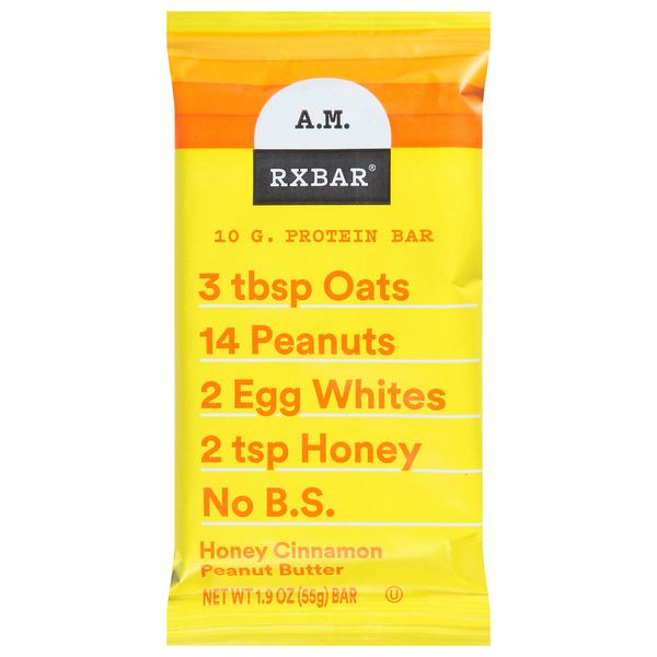 Save on RXBAR A.M. Protein Bar Honey Cinnamon Peanut Butter Order