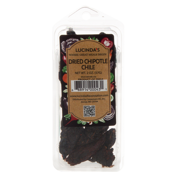 Lucinda's Dried Chipotle Chile Peppers