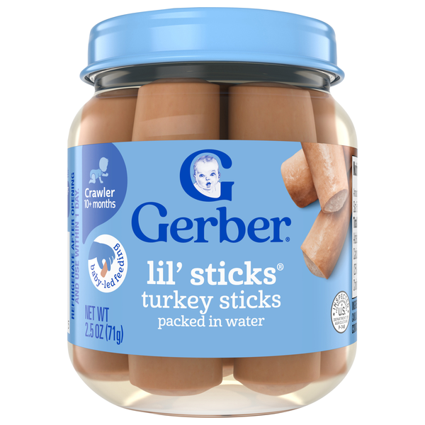 Gerber Mealtime 3rd Baby Food Lil' Turkey Sticks