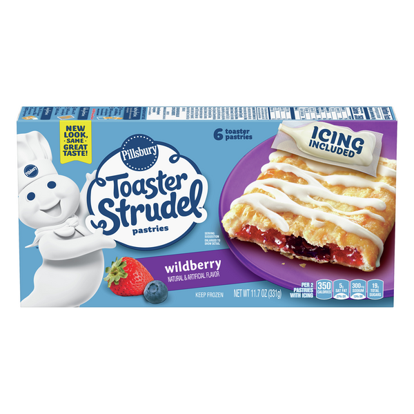 Save on Pillsbury Toaster Strudel Wildberry Pastries 6 ct Order